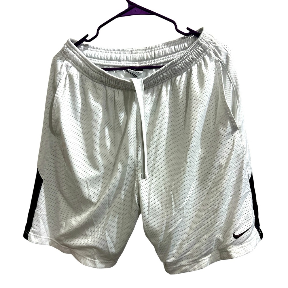 Nike Dri-Fit Athletic Shorts large white